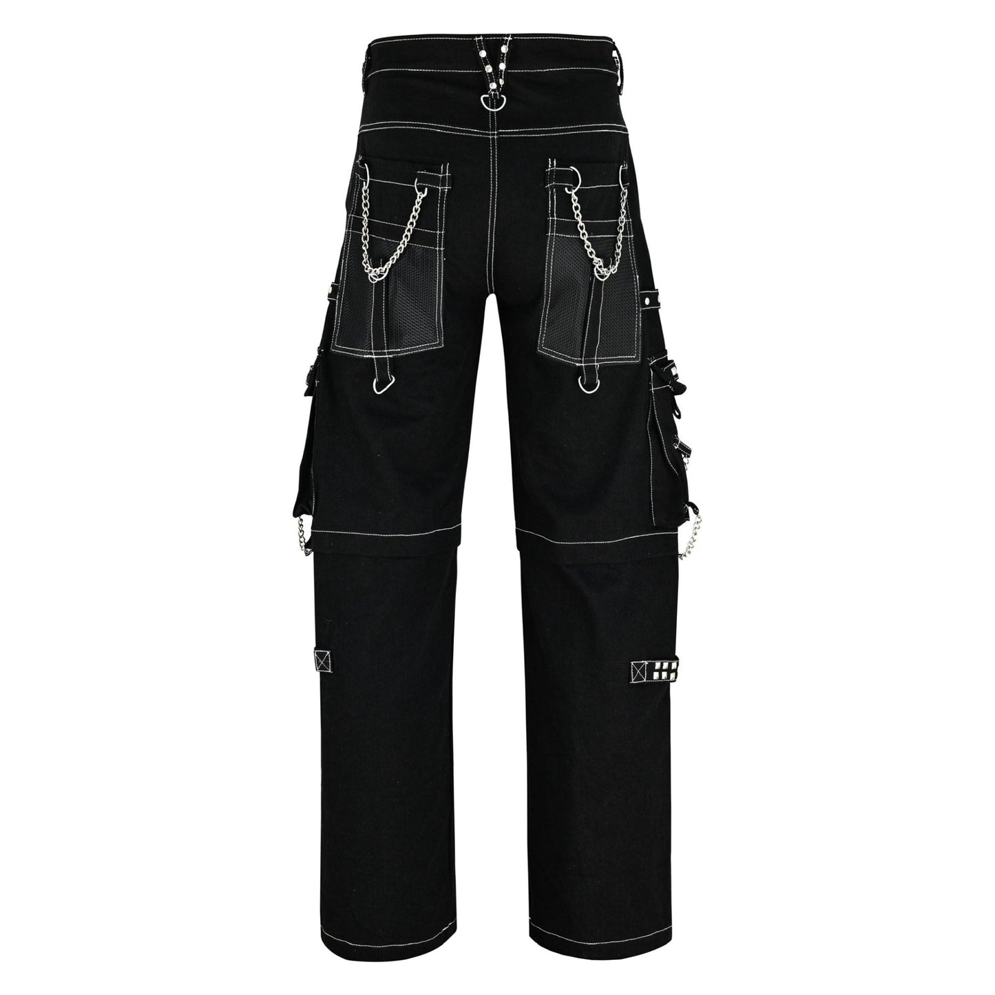 Urban Kevlar® Customize Handmade Rock Gothic Punk Cotton Jeans White Skull - Urban Kevlar