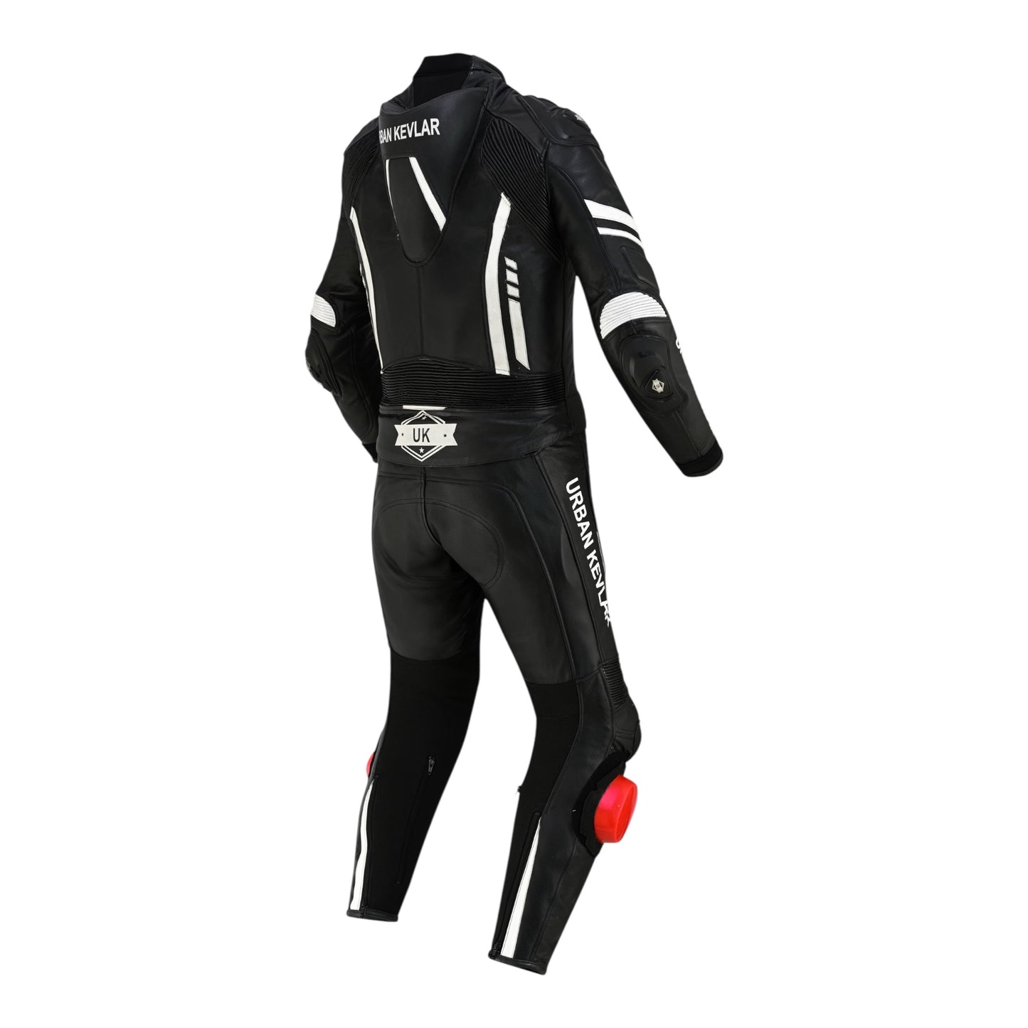 Urban Kevlar® Men’s Motorcycle Racing Leather Suit – Motorbike Riding Gear with CE Armor & Knee Sliders - Urban Kevlar