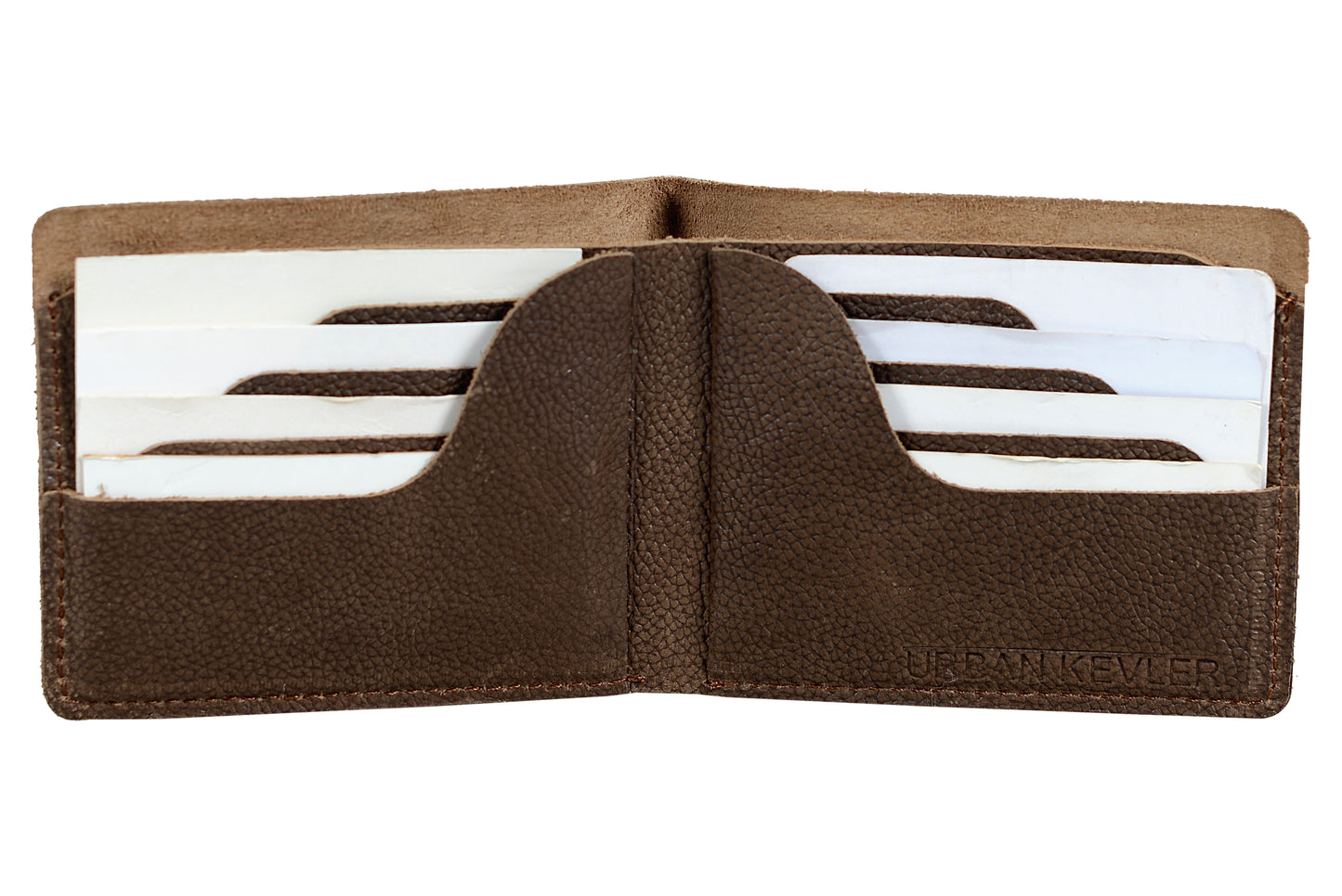 Urban Kevler Genuine Leather Bifold Wallet - Slim and Durable Design with Multiple Card Slots - Stylish Brown Men's Wallet 2 Colors - Urban Kevlar