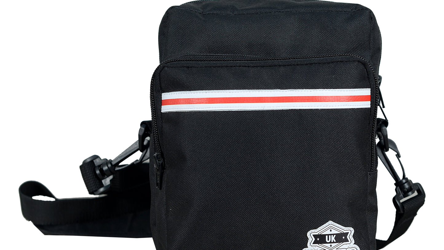 Urban Kevlar Crossbody Bag - Durable, Lightweight, Multi-Pocket Travel Shoulder Bag Black - Urban Kevlar