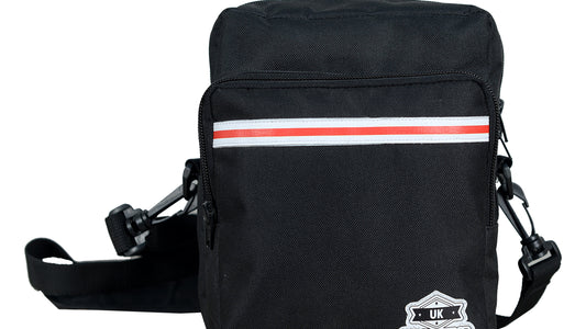 Urban Kevlar Crossbody Bag - Durable, Lightweight, Multi-Pocket Travel Shoulder Bag Black - Urban Kevlar