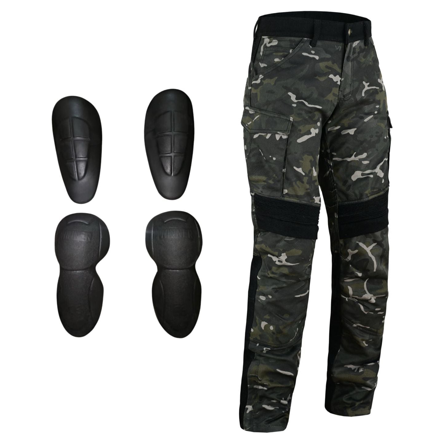 Urban Kevlar ® CORDURA Motorcycle Trousers CE Protectors Waterproof Commando