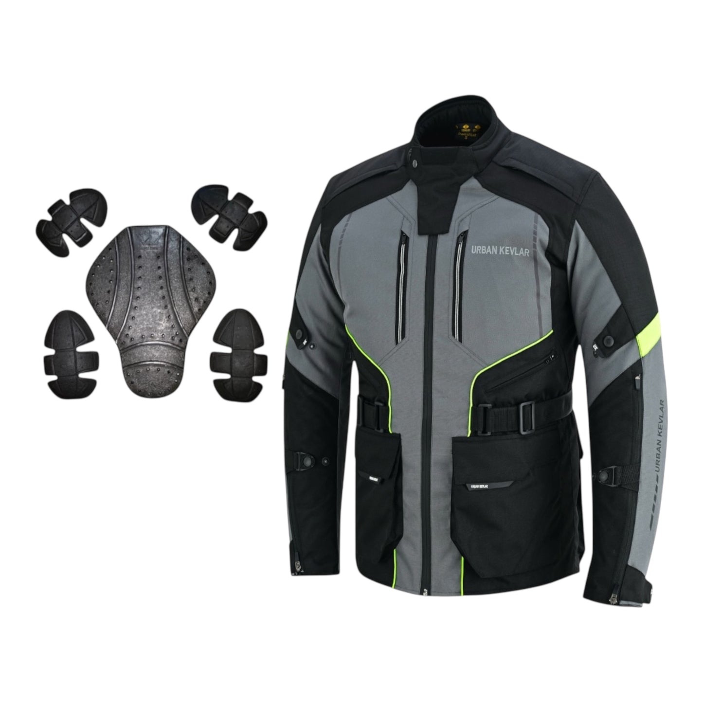 Urban Kevlar ® CORDURA Motorcycle Jacket CE Protectors Waterproof - Urban Kevlar