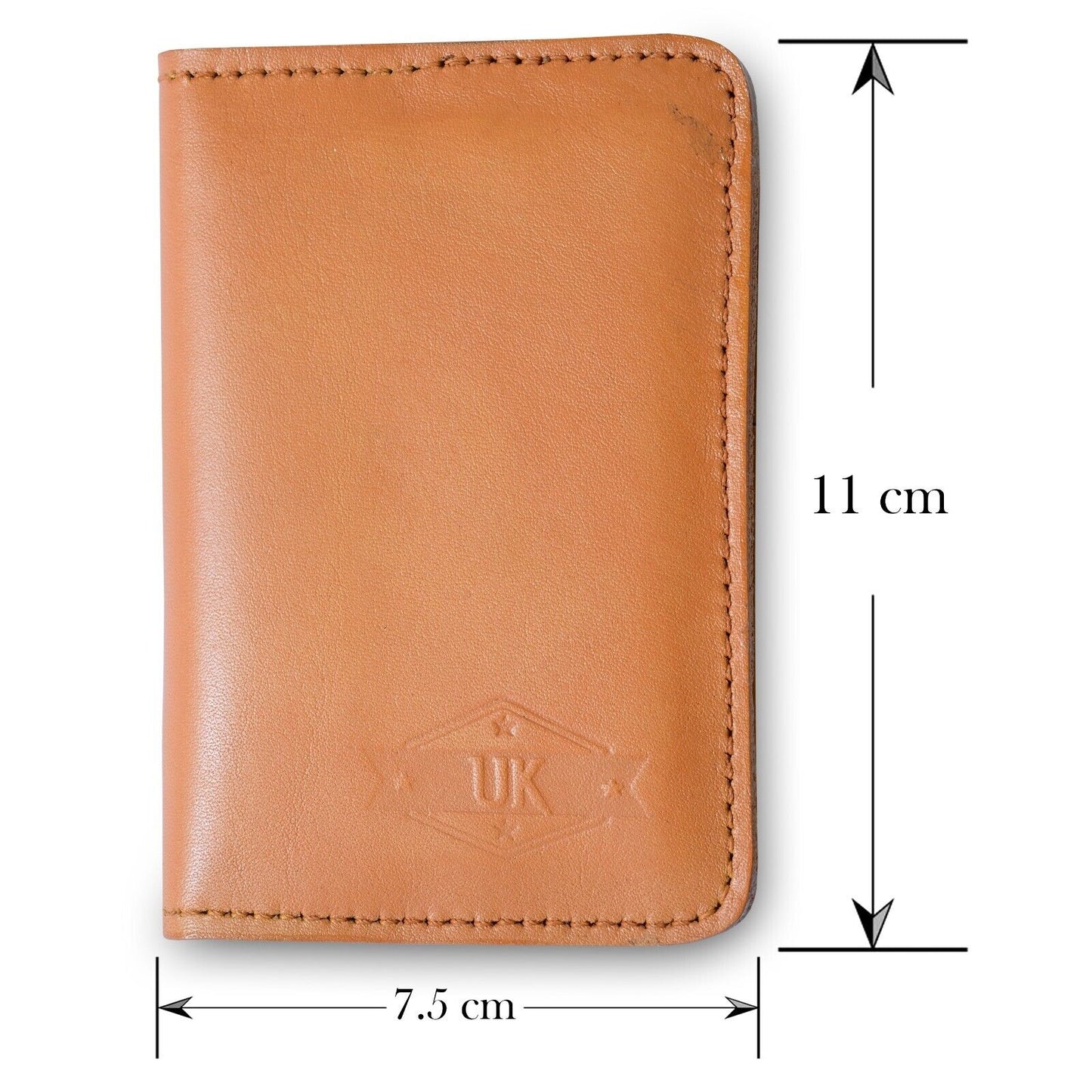 Genuine Leather Wallet - Classic Men's Bifold Wallet - Gift For Mens Mini Wallet Colors Green And Light Brown - Urban Kevlar