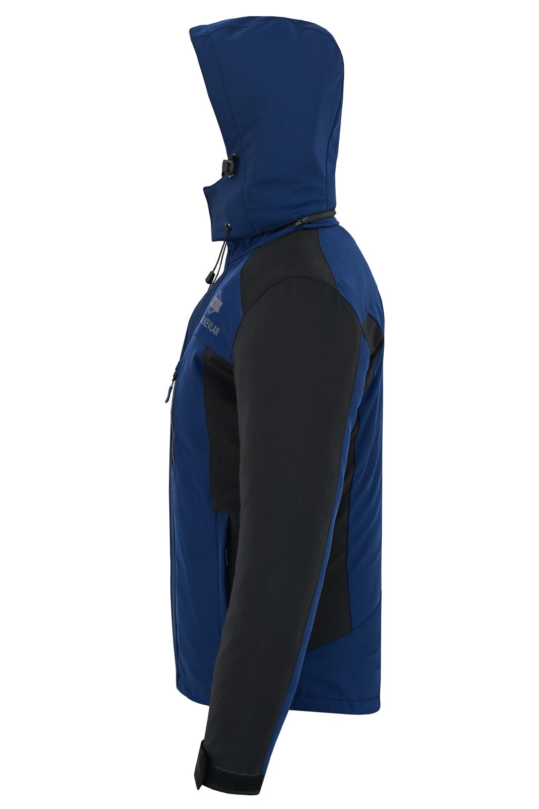 Urban Kevlar® Soft Shell Hooded Jacket – Water-Proof Windbreaker with Cat Lining Fur Removable Hoody