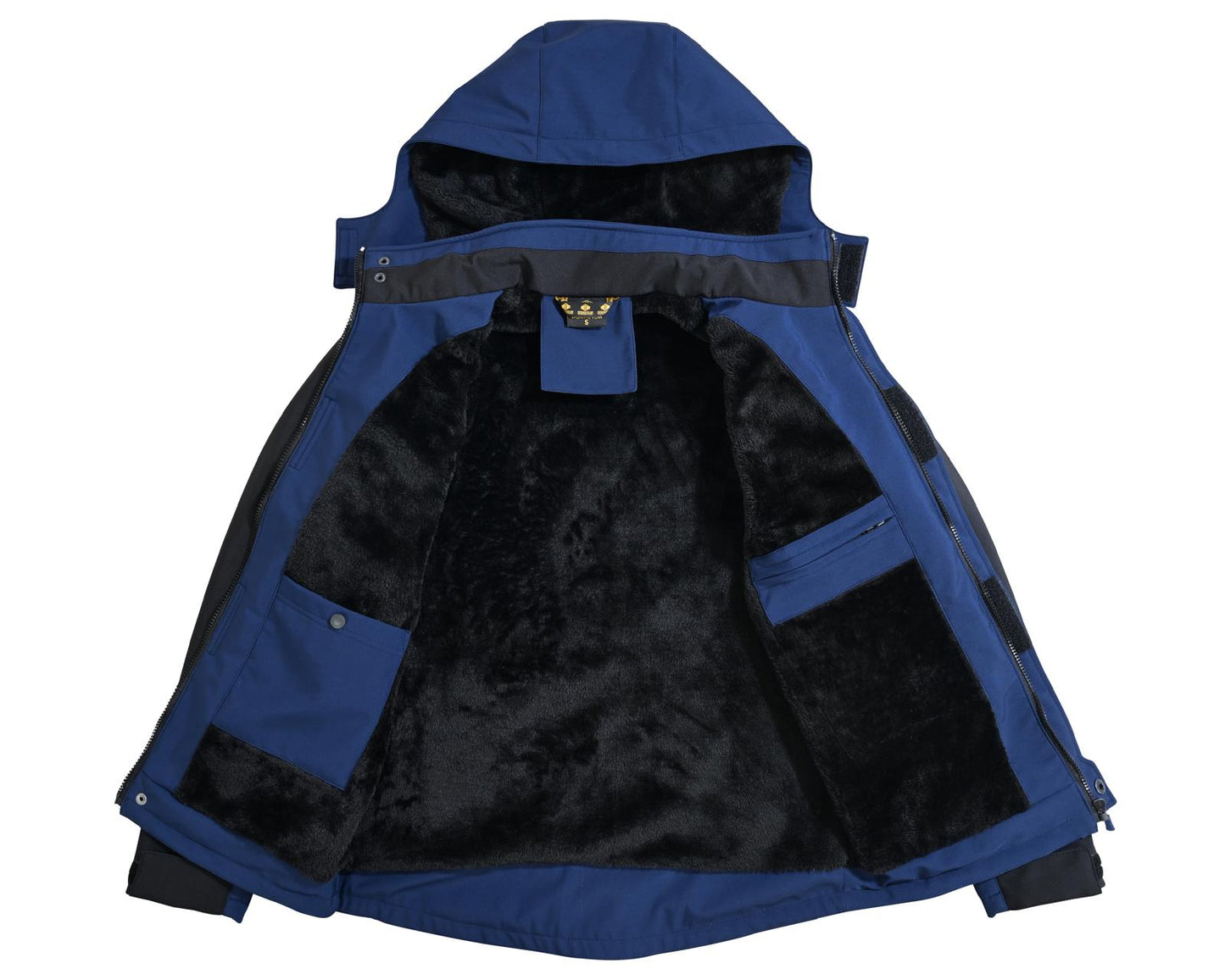 Urban Kevlar® Soft Shell Hooded Jacket – Water-Proof Windbreaker with Cat Lining Fur Removable Hoody