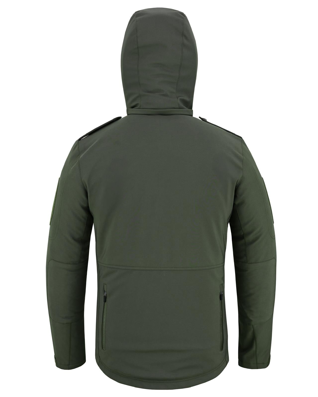 Urban Kevlar® Soft Shell Hooded Jacket – Water-Proof Windbreaker with Cat Fur Lining Removable Hoody