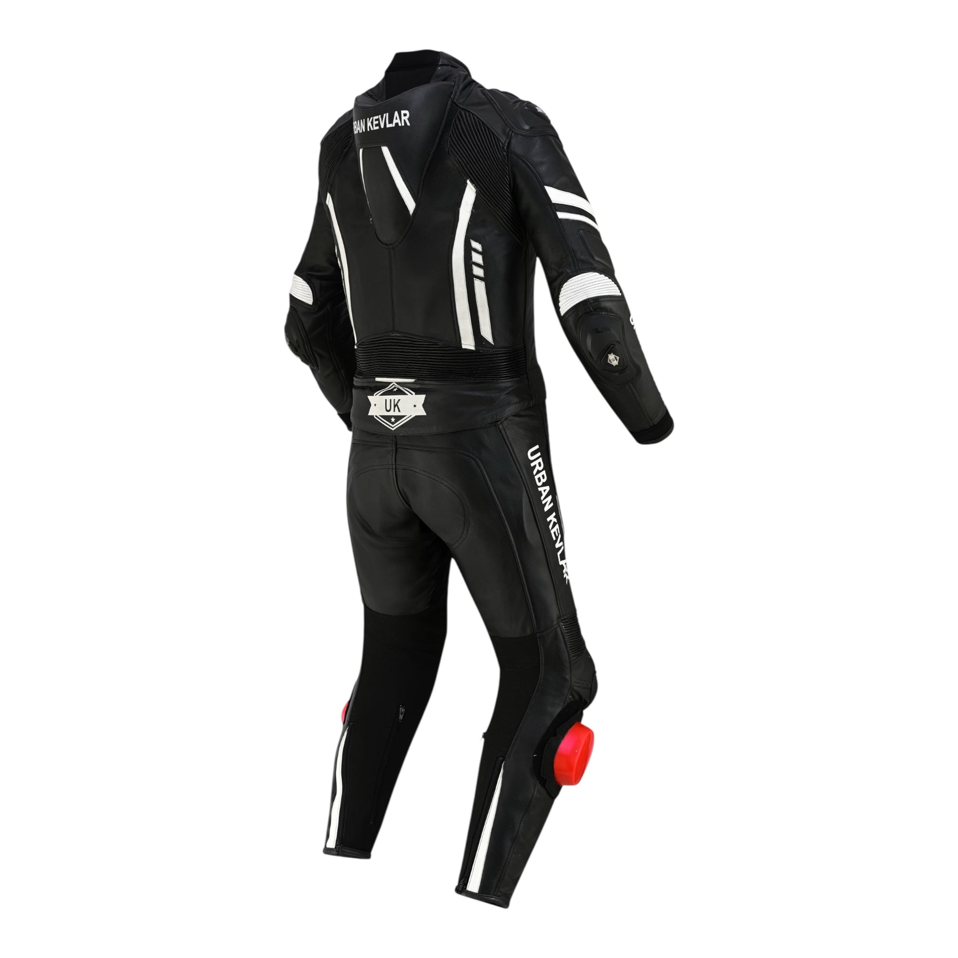 Urban Kevlar® Men’s Motorcycle Racing Leather Suit – Motorbike Riding Gear with CE Armor & Knee Sliders - Urban Kevlar