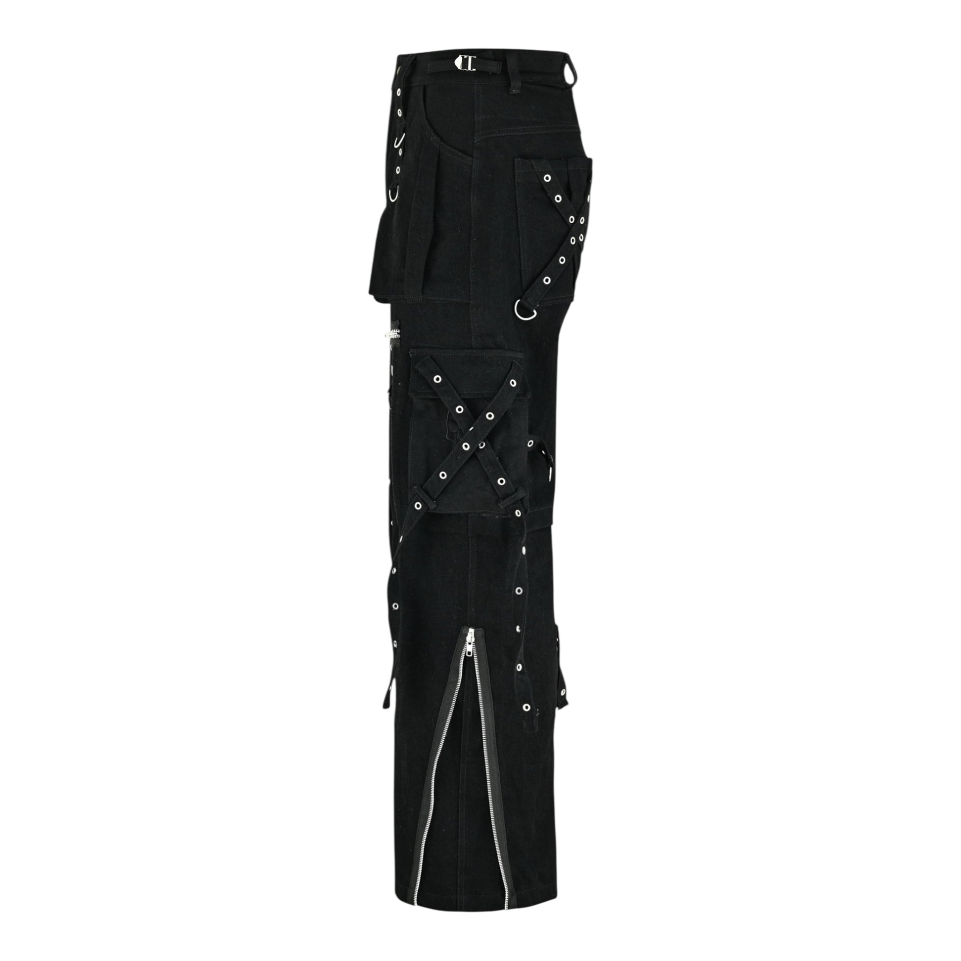 Urban Kevlar® Customize Handmade Rock Gothic Punk Cotton Jeans Long Strings - Urban Kevlar