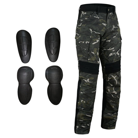 Urban Kevlar ® CORDURA Motorcycle Trousers CE Protectors Waterproof Commando