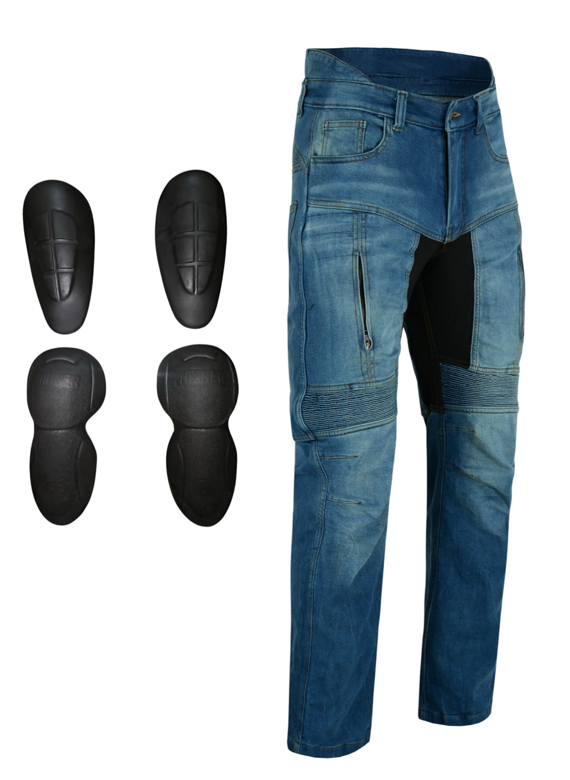 Urban Kevlar ® Jeans Motorcycle Trousers CE Protectors Waterproof