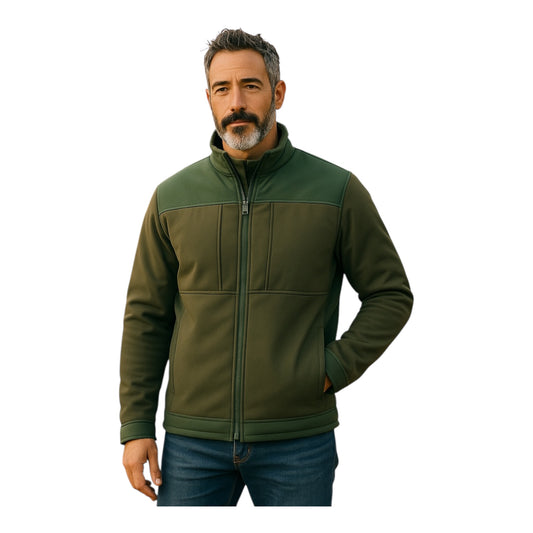 Urban Kevlar® Men’s Soft Shell Jacket Waterproof Windproof – Lightweight Outdoor Hiking Jacket, Breathable Cat Fur-Lined Coat for Camping - Urban Kevlar
