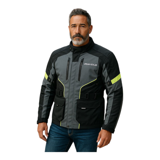 Urban Kevlar ® CORDURA Motorcycle Jacket CE Protectors Waterproof