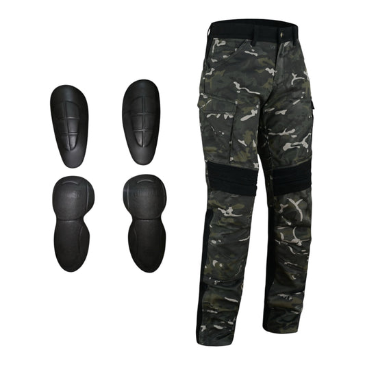 Urban Kevlar ® CORDURA Motorcycle Trousers CE Protectors Waterproof Commando