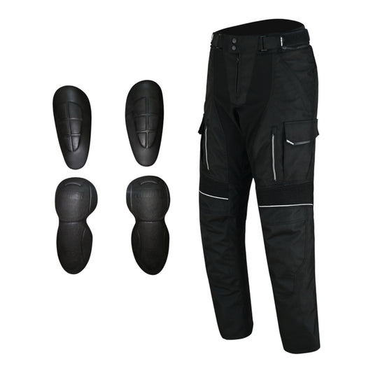 Urban Kevlar ® CORDURA Motorcycle Trousers CE Protectors Waterproof Black