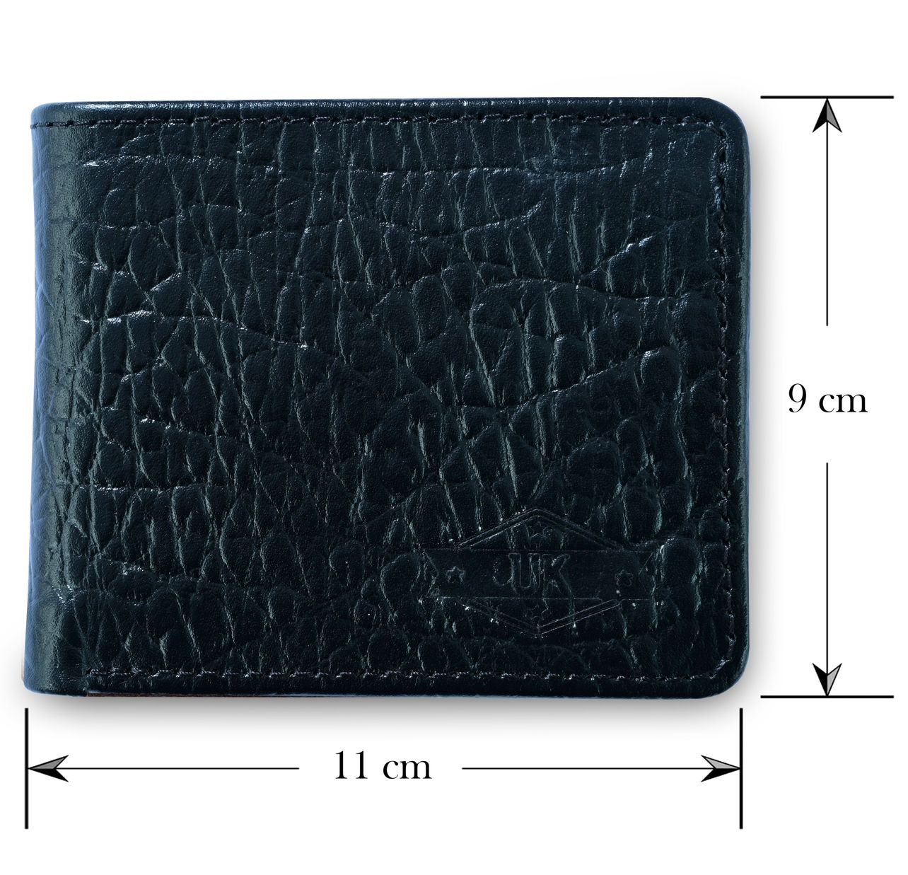 Urban Kevlar Genuine Leather Wallet - Classic Men's Bifold Wallet Crocodile Black